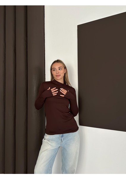 Kadın Parmak Detaylı Body