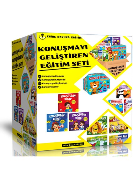 Konuşmayı Geliştiren Eğitim Seti (4 Set-11 Kitap)