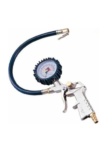 Basınç Göstergeli Lastik Şişirme Tabancası Hava Saatli fırsatları