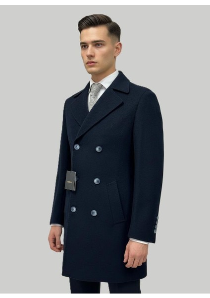 Lacivert Kruvaze Erkek Kaban fiyatları