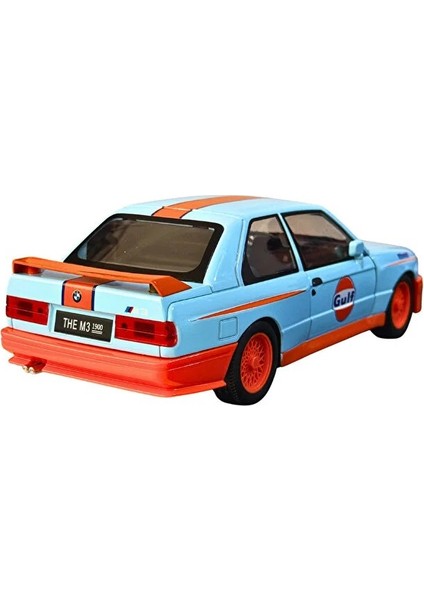 Bmw M3 E30 1:24 Ölçek Premium Die-Cast Model Araba – Açılır Kapı, Kaput ve Bagaj – Koleksiyonluk