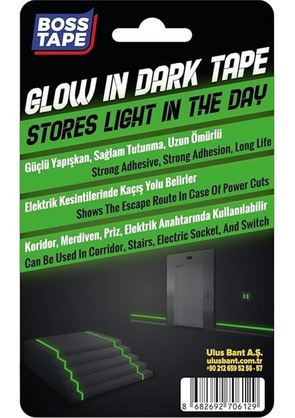 Tape Fosforlu Bant 15MMX5MT modelleri