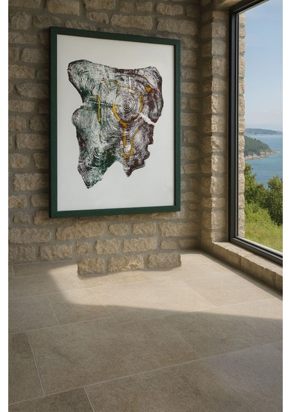 Ağaç Yaş Halkası Baskı Çalışması Poster Tablo Resim Sanat Wood Art fırsatları