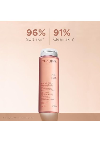 Clarins Miceller Kadın Yüz Temizleme Suyu 200 ml fiyatları