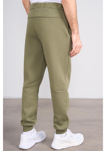 824 Erkek 3 Iplik Lastik Paça Eşofman Alt Haki fırsatları