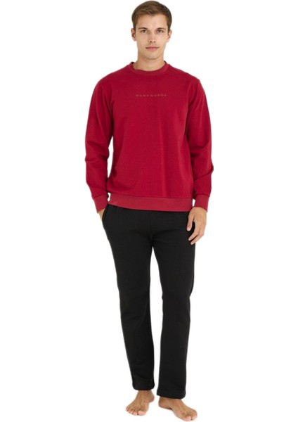 Erkek Bordo Eşofman Takımı 7211