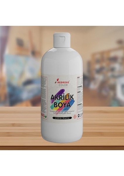 Rose Beyaz Akrilik 500 gr fiyatları