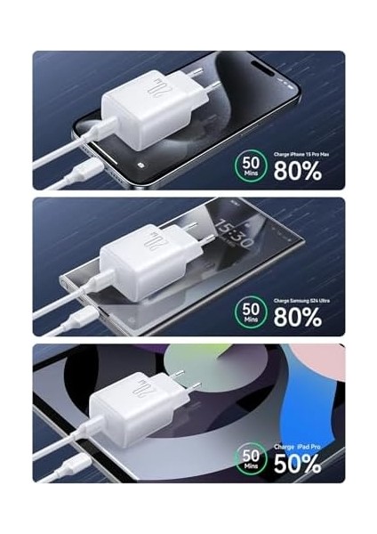 JR-TCF20 PD20W Şarj Cihazı, Beyaz modelleri