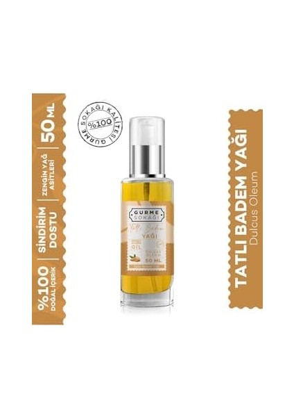 Gurme Sokağı Tatlı Badem Yağı 50 ml modelleri