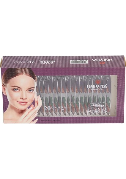 Unıvıta %100 Doğal Katkısız Incir Çekirdeği Yağı - 20 Günlük Bakım Kürü - 60 ml (3ml x 20) modelleri