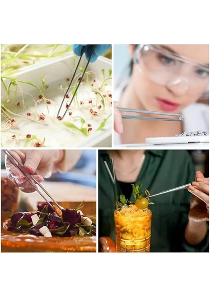 Maşa Cımbızı Paslanmaz Çelik Mangal Chef Maşası, Profesyonel Mutfak Cımbızı, Uzun Saplı Gıda Cımbızı, Çok Fonksiyonlu Mangal Cımbızı,barbekü Maşası 30 cm modelleri