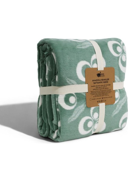 Çintemani Yeşil Tek Kişilik Battaniye 150 x 200 cm fiyatları
