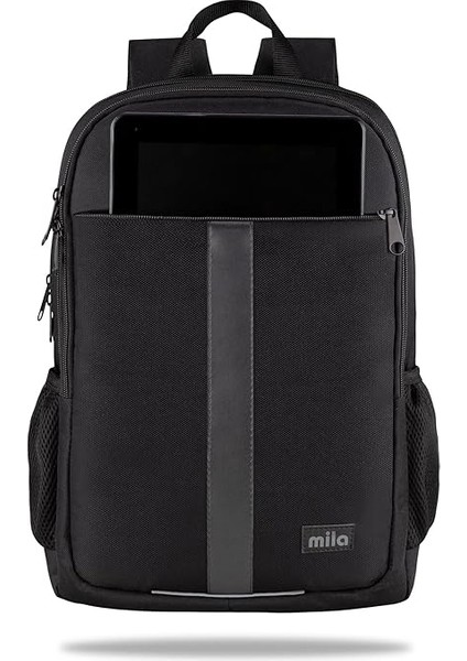 15.6 Inch Mila Serisi W600 - Macbook,mac Air Uyumlu Reflektörlü - Laptop Sırt Çantası - Siyah indirimleri