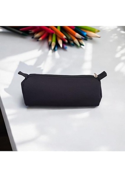 Kalem Kutusu Tek Bölmeli Silindir Kalemlik Siyah modelleri