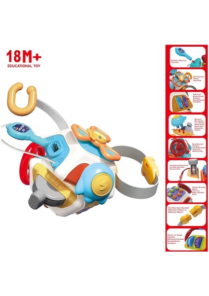 Oyuncak Eğitici Eğlendiriçi Çok Amaçlı Aktivite Oyuncağı VRD-RT1605
