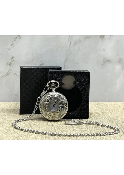 Özel Kutulu Antik Köstekli Saat ALK4674 ( Lisinya )