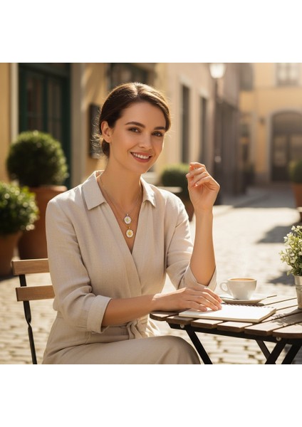 Kişiye Özel Papatya Temalı Kolye fiyatları