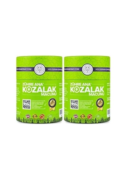 Zühre Ana 2 Adet Kozalak Macunu - Çam Kozalağı Macunu Orjinal Hologramli Ürün