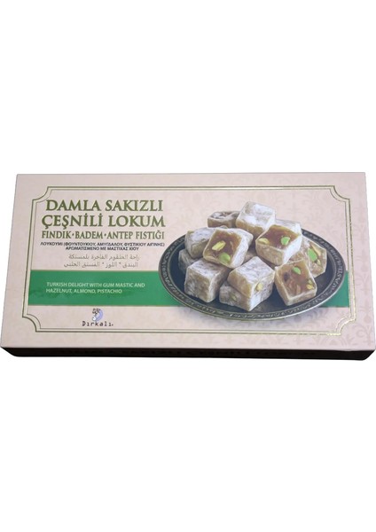Dırkalı Çeşnili Damla Sakızlı Lokum 250GR