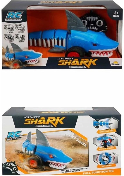 S00003399 Stunrt 360 Derece Dönen Uzaktan Kumandalı Köpek Balığı modelleri