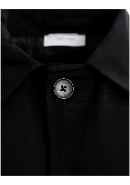 Siyah Comfort Fit Trençkot modelleri