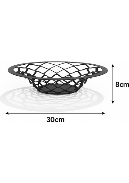 Modern ve Estetik Görünümlü Siyah Metal Premium Meyvelik,sebzelik,sunumluk fiyatları