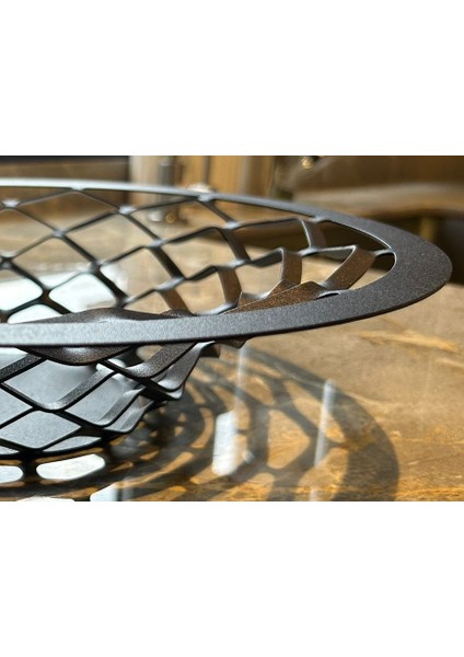 Modern ve Estetik Görünümlü Siyah Metal Premium Meyvelik,sebzelik,sunumluk modelleri