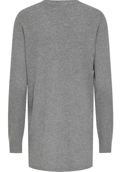 Kadın Jdyprıme v Yaka Uzun Kollu Örme Hırka 15350887 Gri fiyatları