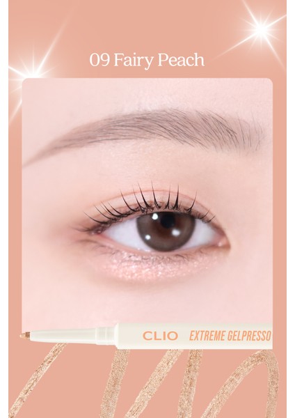 Suya Dayanıklı, Gün Boyu Kalıcı Kalem Eyeliner Clıo Extreme Gelpresso Pencil Liner (09 Fairy Peach) fiyatları