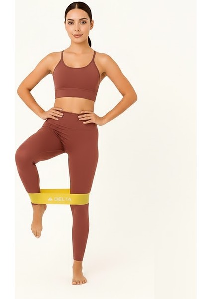 Latex 3'lü Aerobik Pilates Direnç Egzersiz Bandı Squat Çalışma Lastiği (Uç Kısmı Kapalı) fırsatları