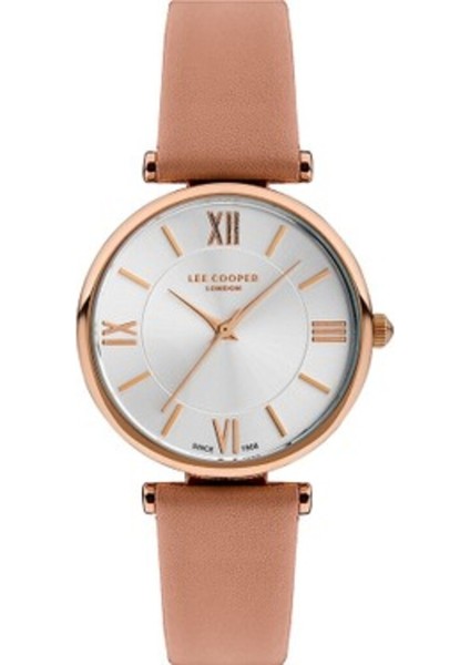 Kadın Kol Saati Altın Renk, Gümüş Kadran - Şık Metal Kordon, 2 Yıl Garantili