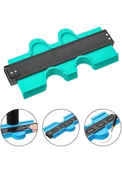 Kontur Ölçüm Cihazı Ahşap Fayans Şekillendirme Kalıbı 24 cm indirimleri