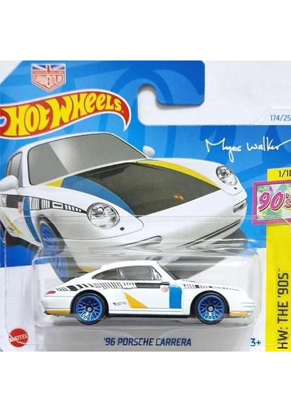 Wheels Tekli Arabalar 96 Porsche Carrera HTF01