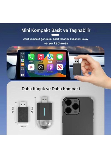 Kablosuz Android Auto/car Play USB Dongle Cihazı fiyatları