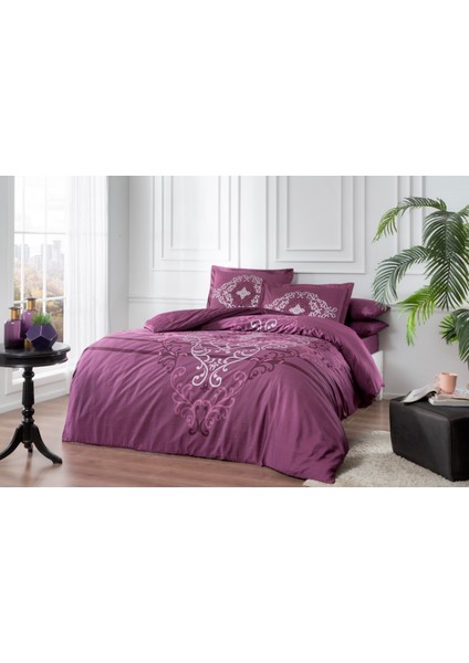 Saten Delüx Çift Kişilik Nevresim Takımı