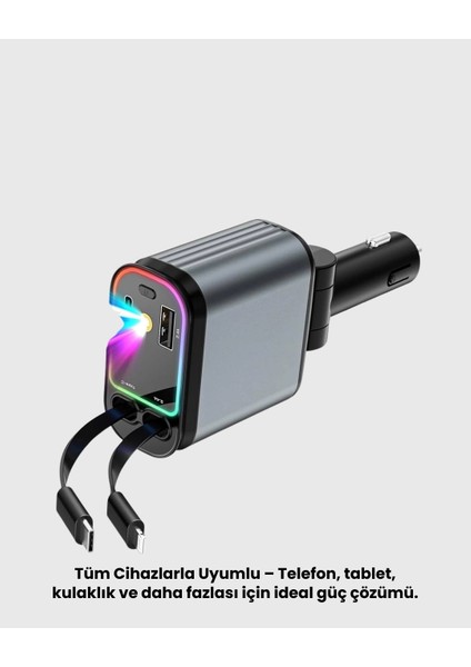 Renault, Peugeot, Citroen, Fiat Araçlar Için Hızlı Şarjlı Araç Çakmaklık Adaptörü indirimleri