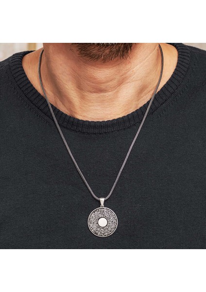 Gümüş İnşirah Suresi Erkek Kolye indirimleri