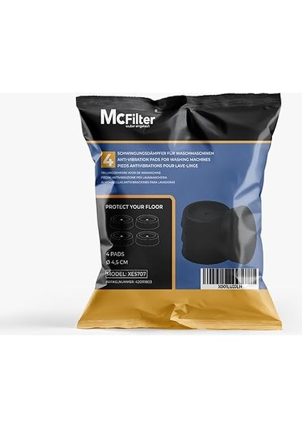 Bags | Çamaşır Makinası Titreşim Sarsıntı Ses Önleyici Kaydırmaz Ayak 4'lü Paket - Siyah fırsatları