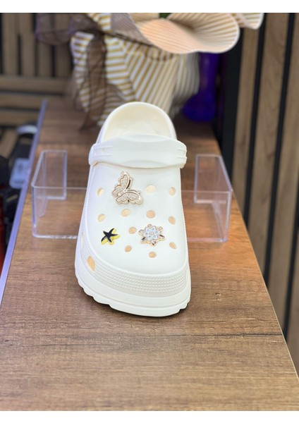 Kadın Günlük Yumuşak Taban Terlik-Krem