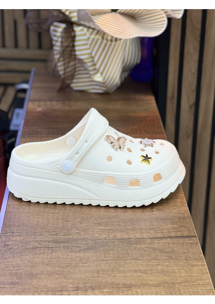 Kadın Günlük Yumuşak Taban Terlik-Krem modelleri