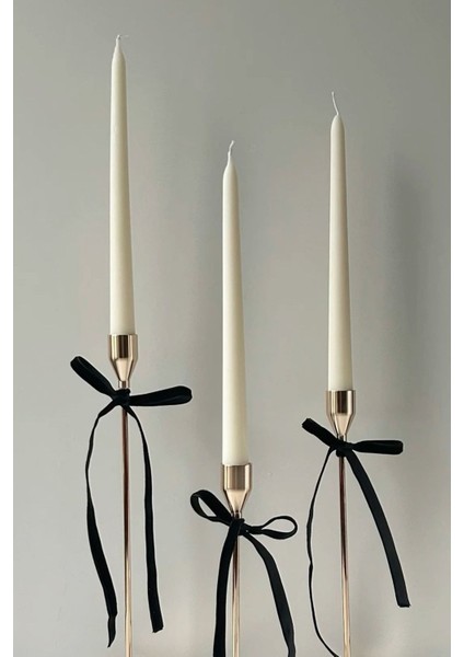 Şamdan Mum 3’lü Set