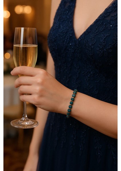 Apatit Elmas Bileklik