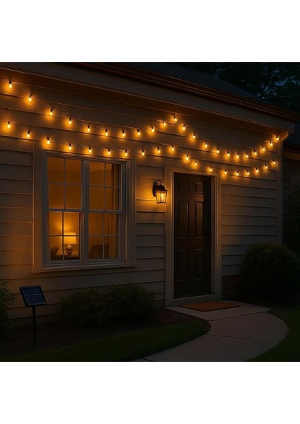 10 Metre 100'LÜ LED Solar Enerjili Işık Bahçe Işıklandırmak Için Lamba Dış Mekan Için Uygun Güneş Enerjili Aydınlatma Piknik Kamp Tatil Için Bahçe, Havuz Kenarı Aydınlatması SLR-100L modelleri