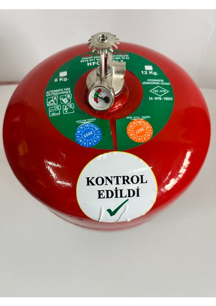 Metropol 6 kg Gazlı Tavan Tipi Tayfun Söndürme