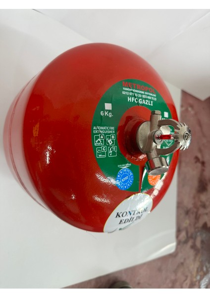 Metropol 6 kg Gazlı Tavan Tipi Tayfun Söndürme fiyatları