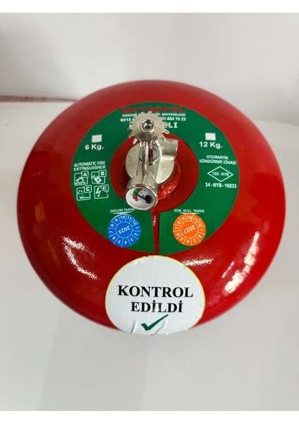 Metropol 6 kg Gazlı Tavan Tipi Tayfun Söndürme modelleri