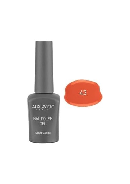 Alıx Avıen Uv Kalıcı Mercan Jel Oje 43 - Gel Polish - 12 ml fiyatları