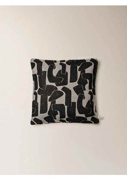 Pablo Siyah Kırlent Kılıfı