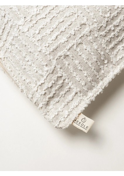 Mondri Beyaz Kırlent Kılıfı modelleri