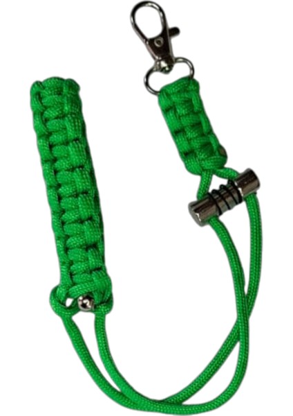 YEŞİL PARACORD BİLEKLİK TELEFON ASKISI TÜM KILIFLARA UYUMLU